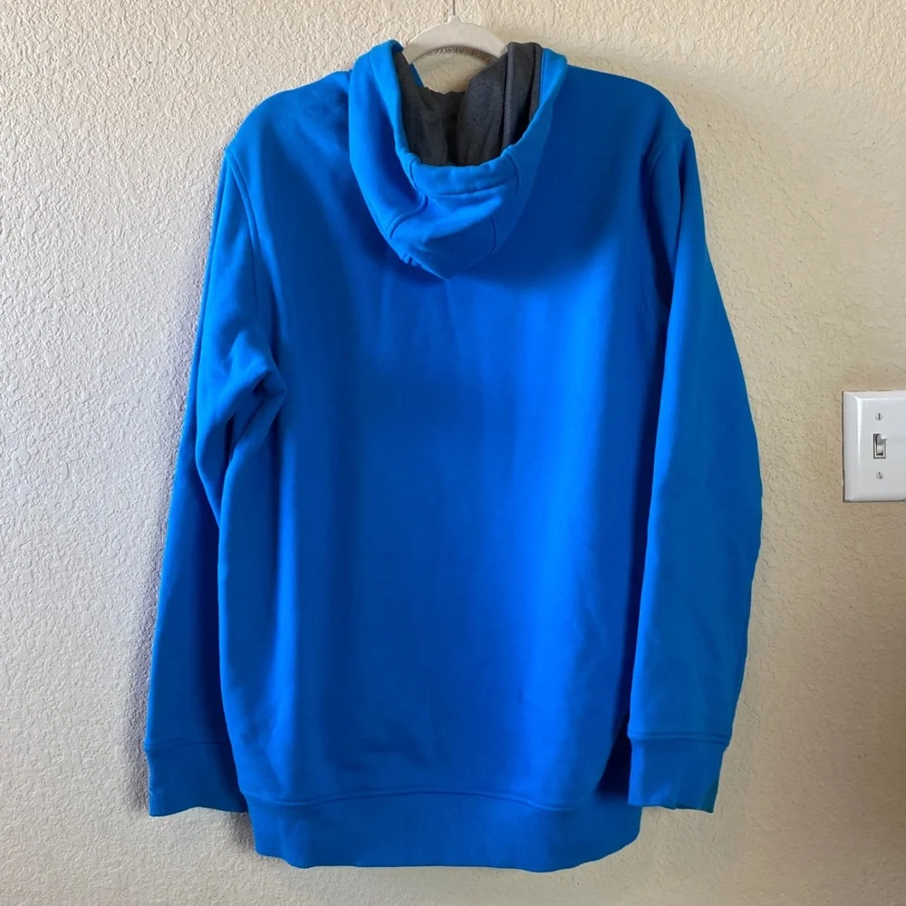 Adidas Essentials Turquoise Hooded Sweatshirt Size Large